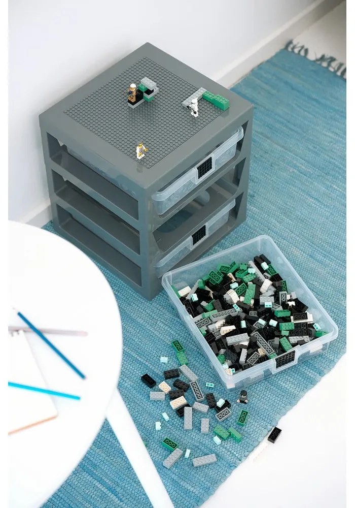 Storage szürke rendszerező 3 fiókkal - LEGO®