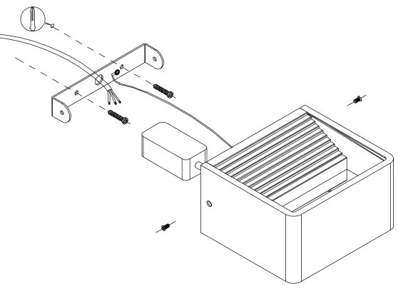 Eglo 98266 - LED Kültéri fali lámpa DONINNI LED/6W/230V IP55