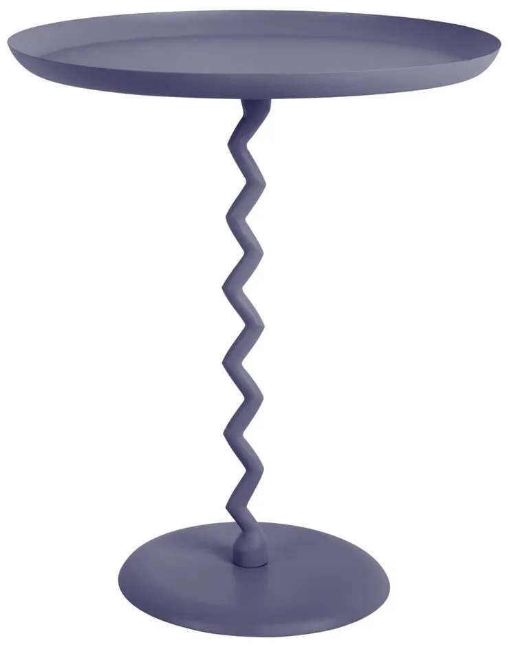 Fém kerek tárolóasztal ø 44 cm Zig Zag – Leitmotiv