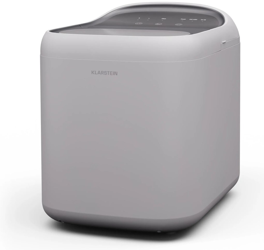 Klarstein SparkIce jégkocka készítő, 2 üzemmód, 1,5 l hideg víz, automatikus tisztítás, 15 kg/24 óra