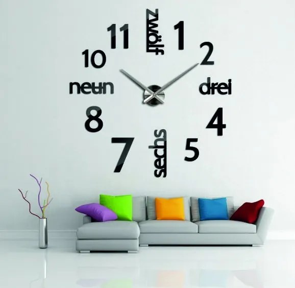 Stylesa Modern falióra DIY DRIWAL 3D S039 kék