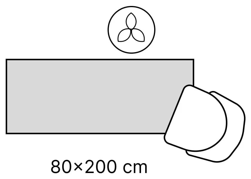 Szürke kézi szövésű juta futószőnyeg 80x200 cm Roya Parsa – Elle Decoration