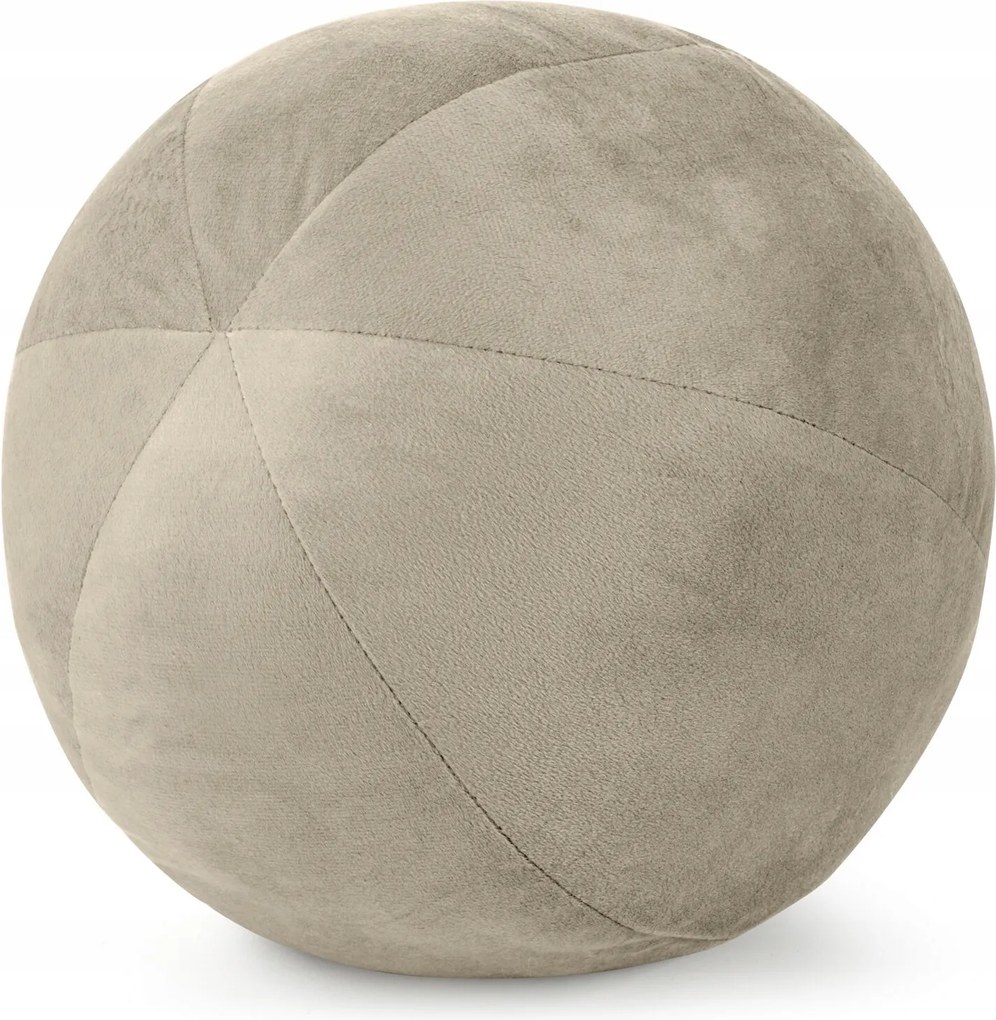 Gaja díszpárna 4 o24 cm bézs velvet dekoratív Glamour Boho