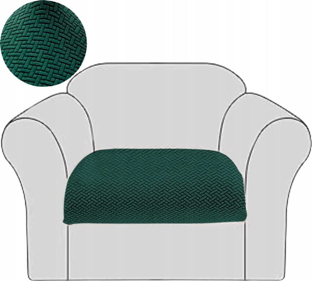 Kanapé Huzat Fotel Háttámla Kanapé Jacquard Halszálka Oeko Tex