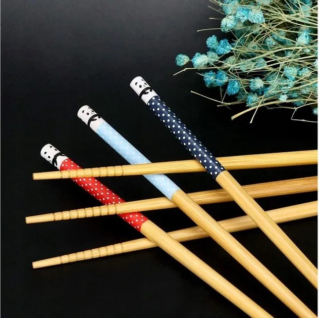 Japán Bambusz Pálcikák 4 Pár Chanko Dining