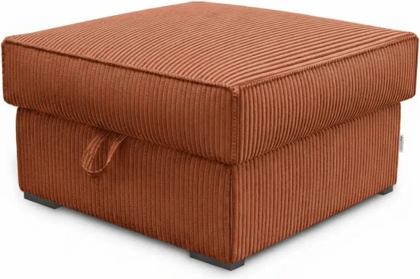 Terrakotta SMART COSARO tároló puff 65x65 cm