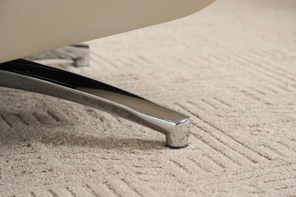 VASHOME Elektromos relaxációs fotel állítható háttámlávalés lábzsámollyal, USB töltővel, Bézs