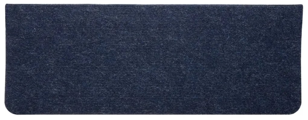 15 db kék öntapadó lépcsőszőnyeg 65x24,5x3,5 cm