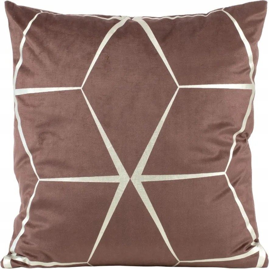 Dekoratív párnahuzat BLINK-28 45x45 púderszínű