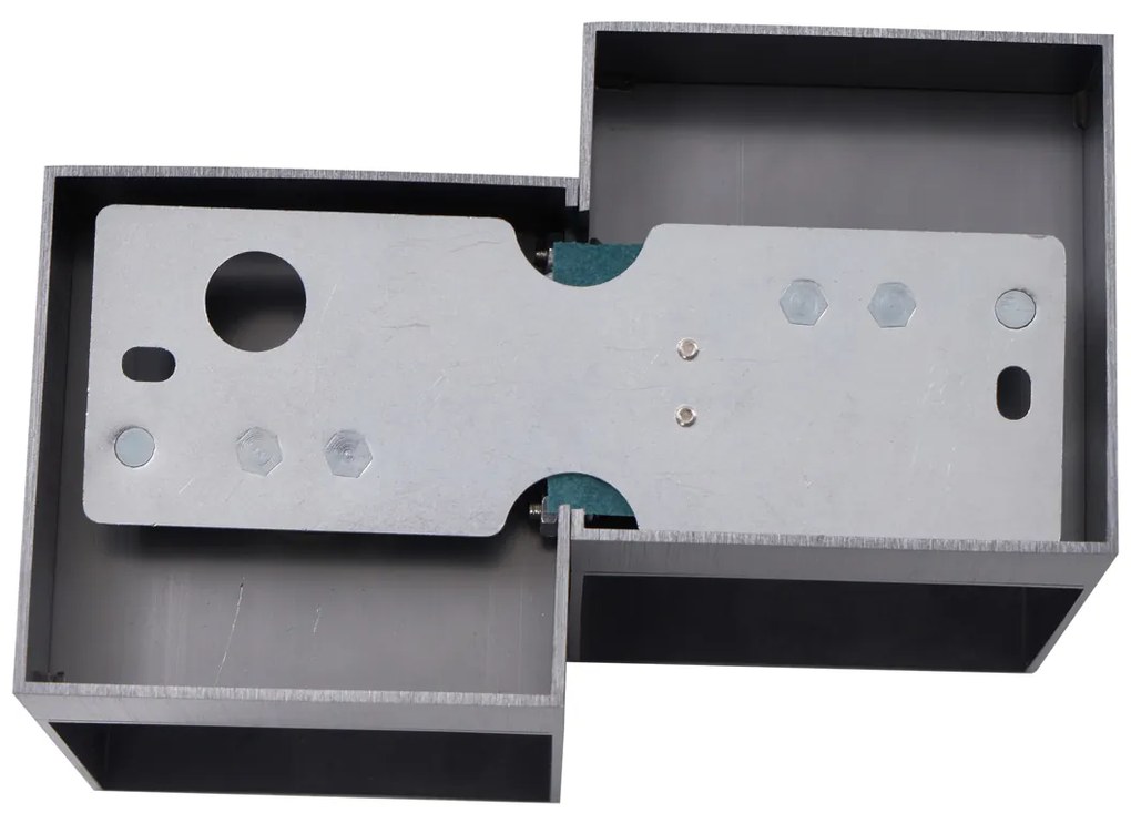 Modern fali lámpa, antracit, 2 fényforrás - Transfer Double