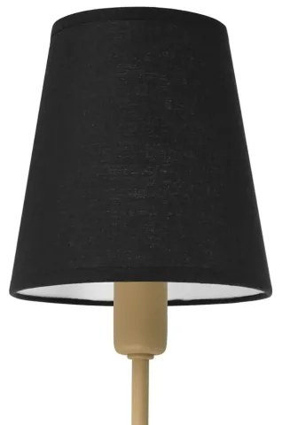 MADELA rúd csillár 5xE14/40W/230V fekete/bézs