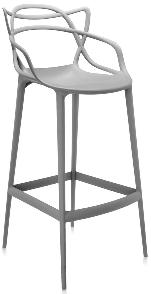 Masters bárszék, 75 cm magas, több szénben - Kartell szín: zsályazöld