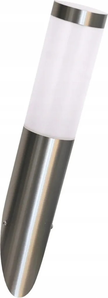 Kültéri fali lámpa Livia Polux IP44 1xE27 ezüst szatén