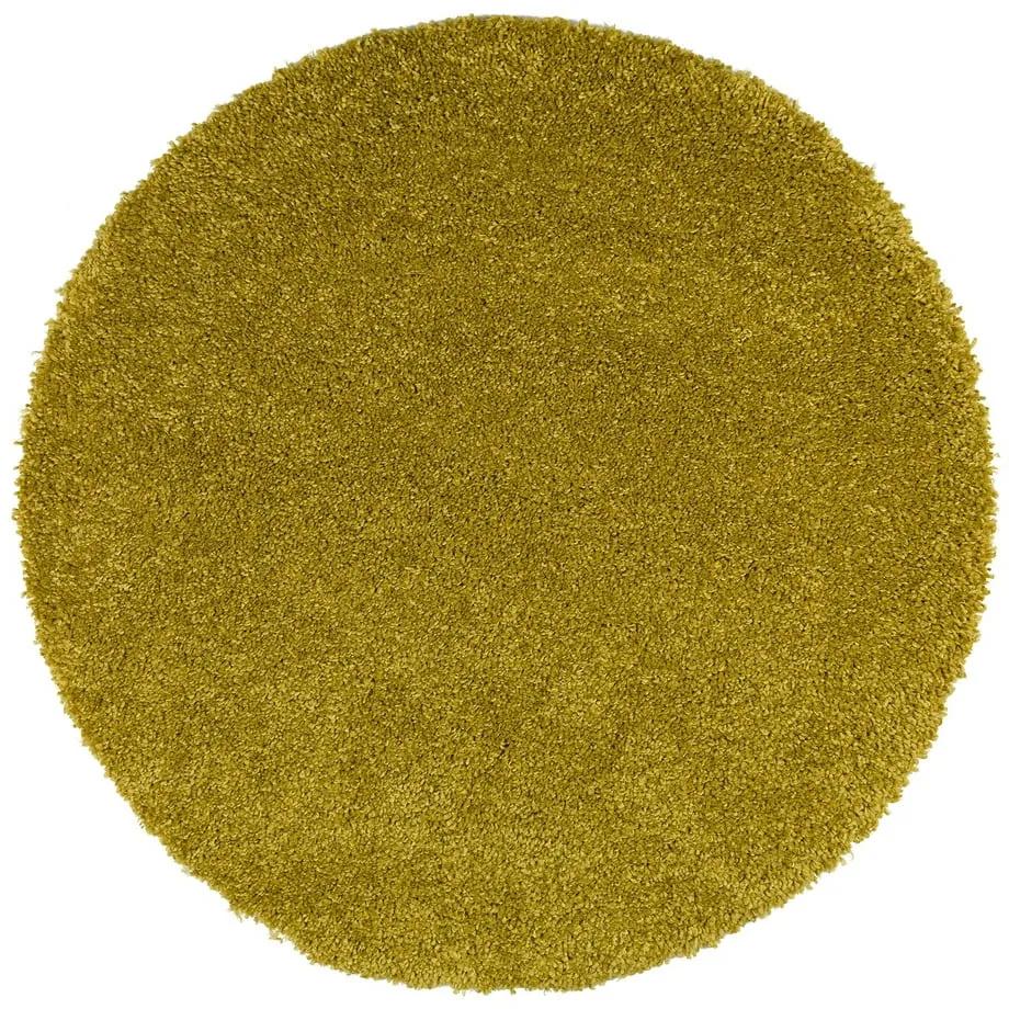 Aqua Liso zöld szőnyeg, ø 80 cm - Universal