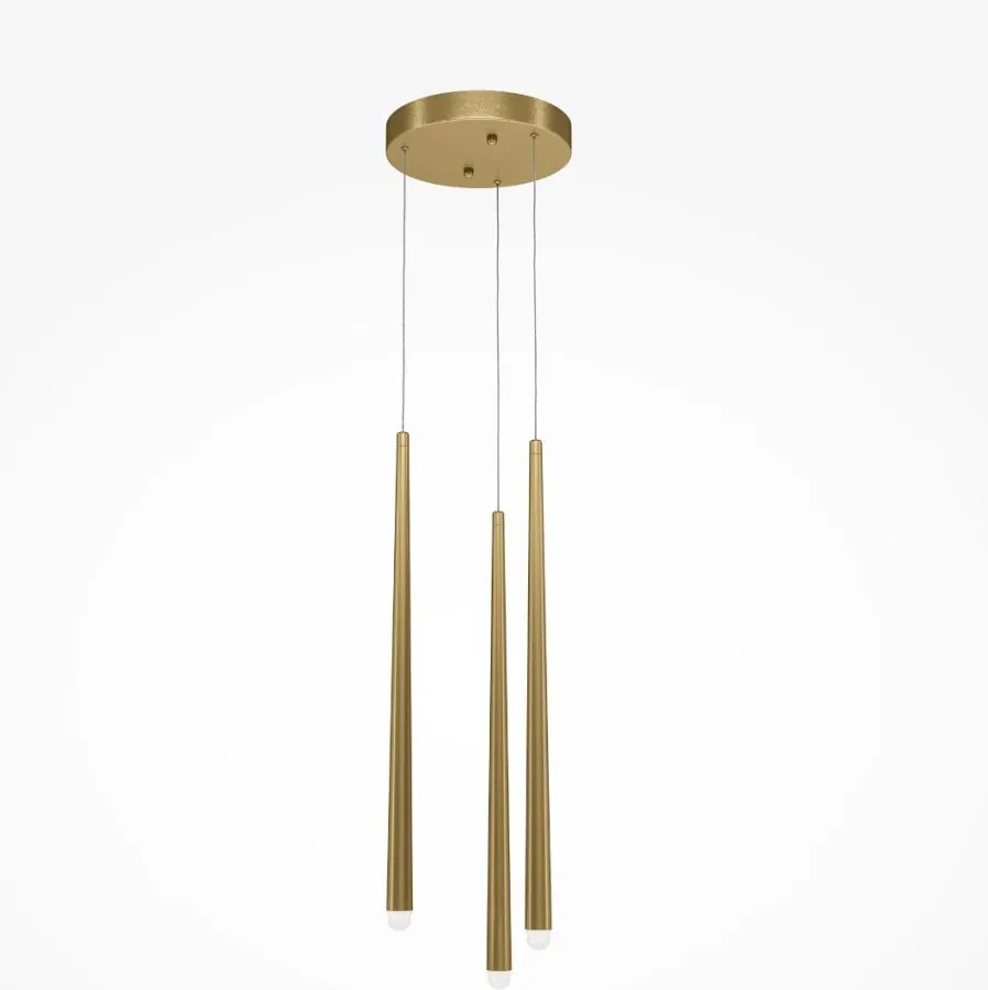 MAYTONI MOD132PL-L36BSK1 CASCADE Hengeres Függesztett Lámpa Sárgaréz LED IP20
