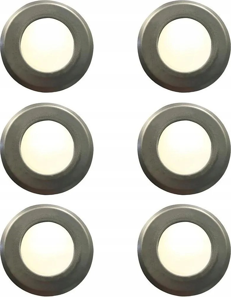 31, Süllyesztett Halogén Lámpa 6db (szett) 3,7cm Nordlux