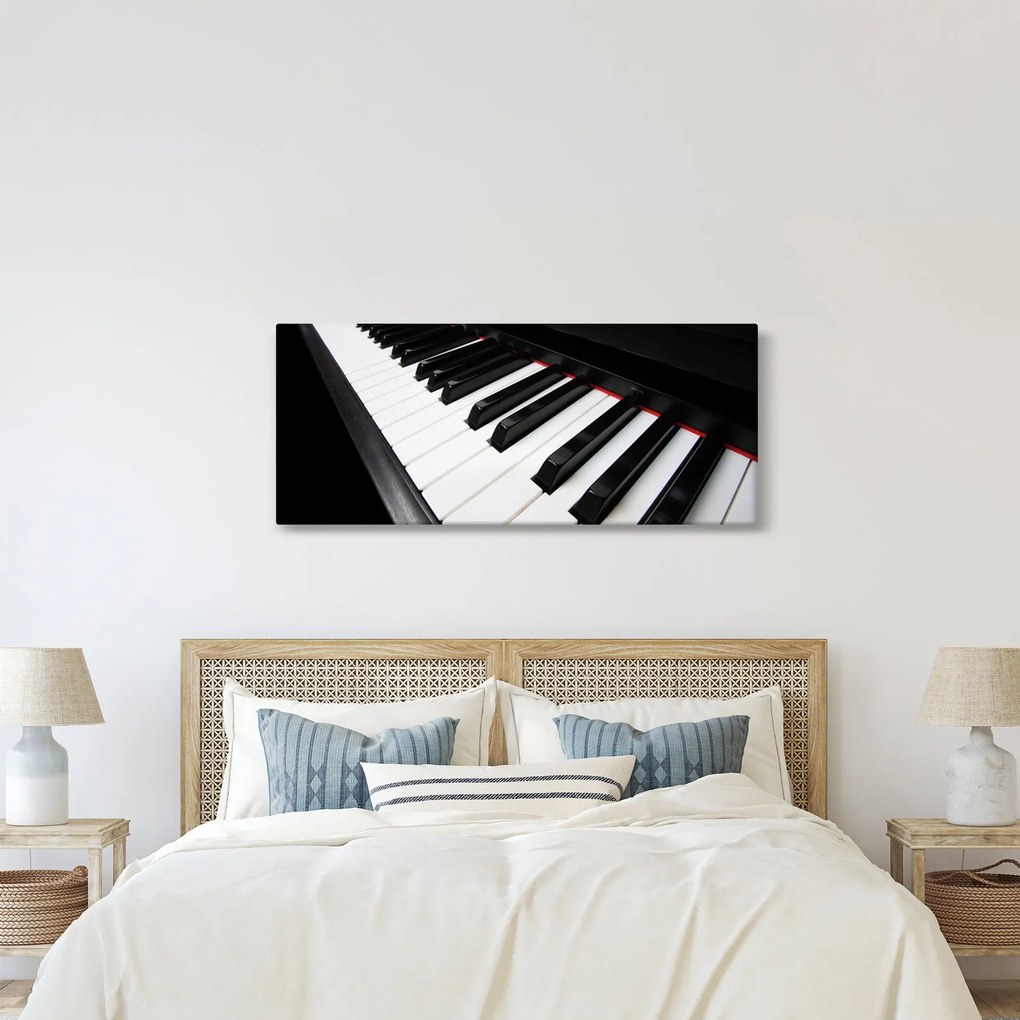 Zongora billentyű képe (120x50 cm)