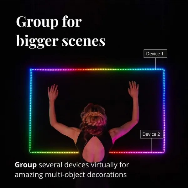 Twinkly TWL100STW-WEU - LED RGB Dimmelhető szalag LINE 100xLED 1,5 m Wi-Fi