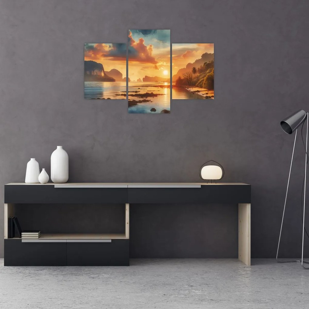 Kép - Kilátás a partról (90x60 cm)
