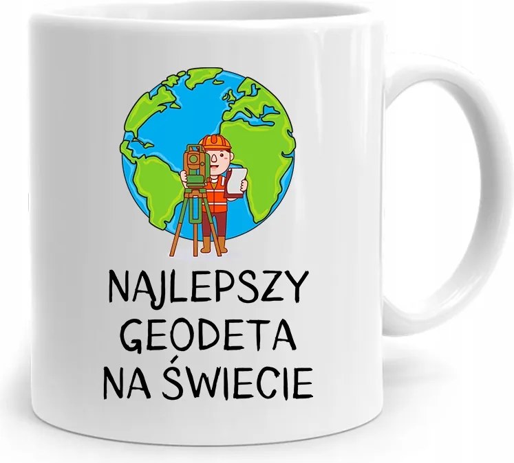 Ajándék Bögre A Világ Legjobb Földmérőjének fényképes nyomtatással