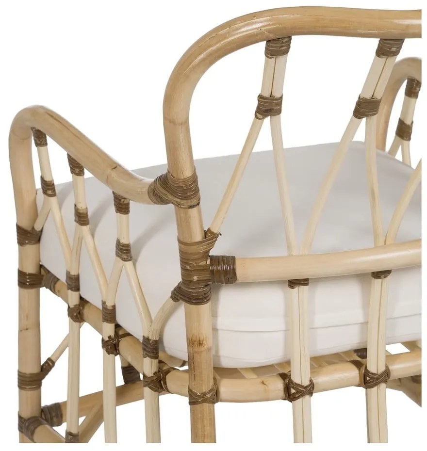 Natúr színű szőtt fotel – Ixia