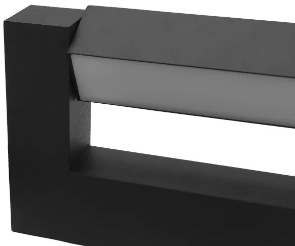 LED Kültéri fali lámpa 2xLED/16W/230V IP54 90 cm fekete