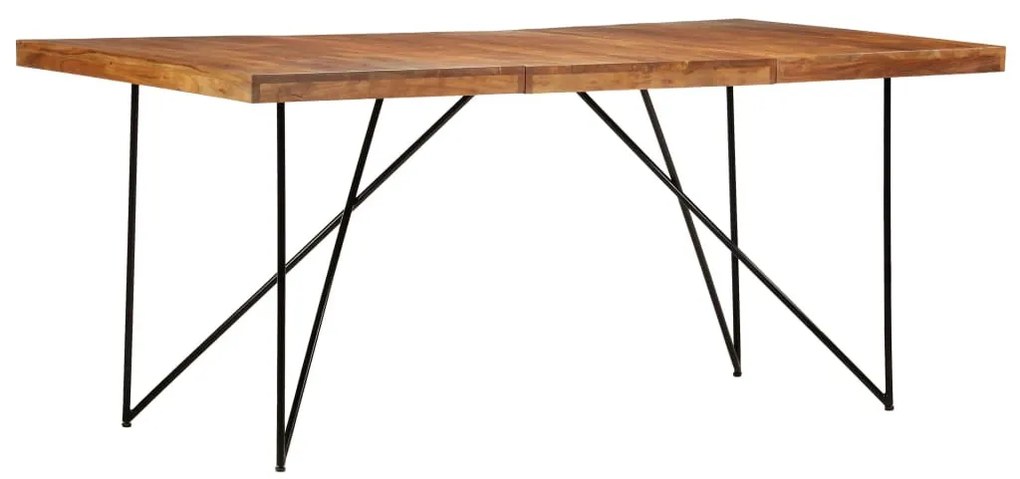 Tömör akácfa étkezőasztal 180 x 90 x 76 cm