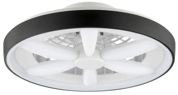 Brilliant - GAIANO LED/48W/230V RGBW mennyezeti ventilátor fekete +DO
