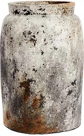 Muubs Echo Terrakotta Dekorációs Váza 40 cm Rozsdaszürke