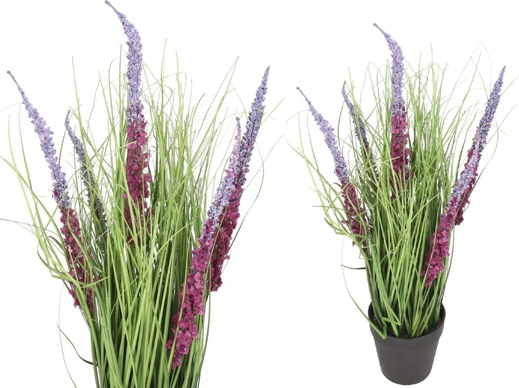 Műfű Növény Cserépben Művirág Hanga 45CM