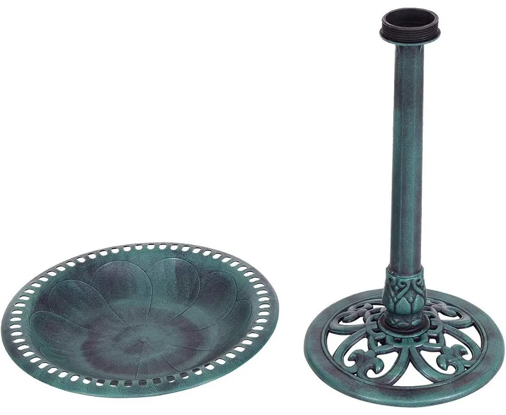 Műanyag madáritató, zöld