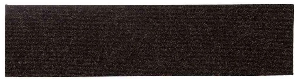 öntapadós lépcsőszőnyegek 30 db sötétbarna, téglalap alakú, 76 x 20 cm