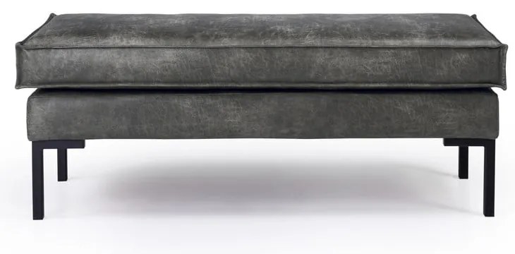 Rate sötétszürke műbőr lábtartó - Scandic