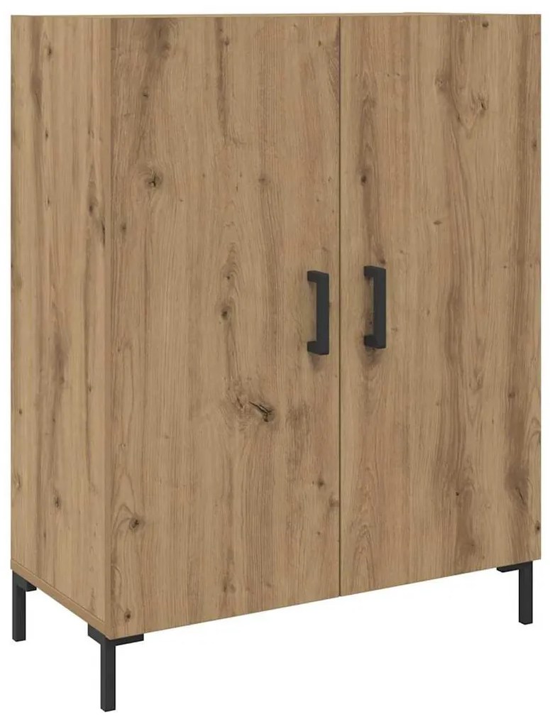 vidaXL Magasfiú kézműves tölgy 69,5 x 34 x 180 cm Faanyag