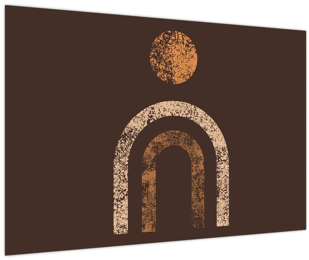 Kép - Narancssárga ívek N⁰1 (90x60 cm)