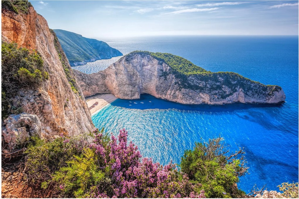 Kép - Navagio strand, Görögország (90x60 cm)