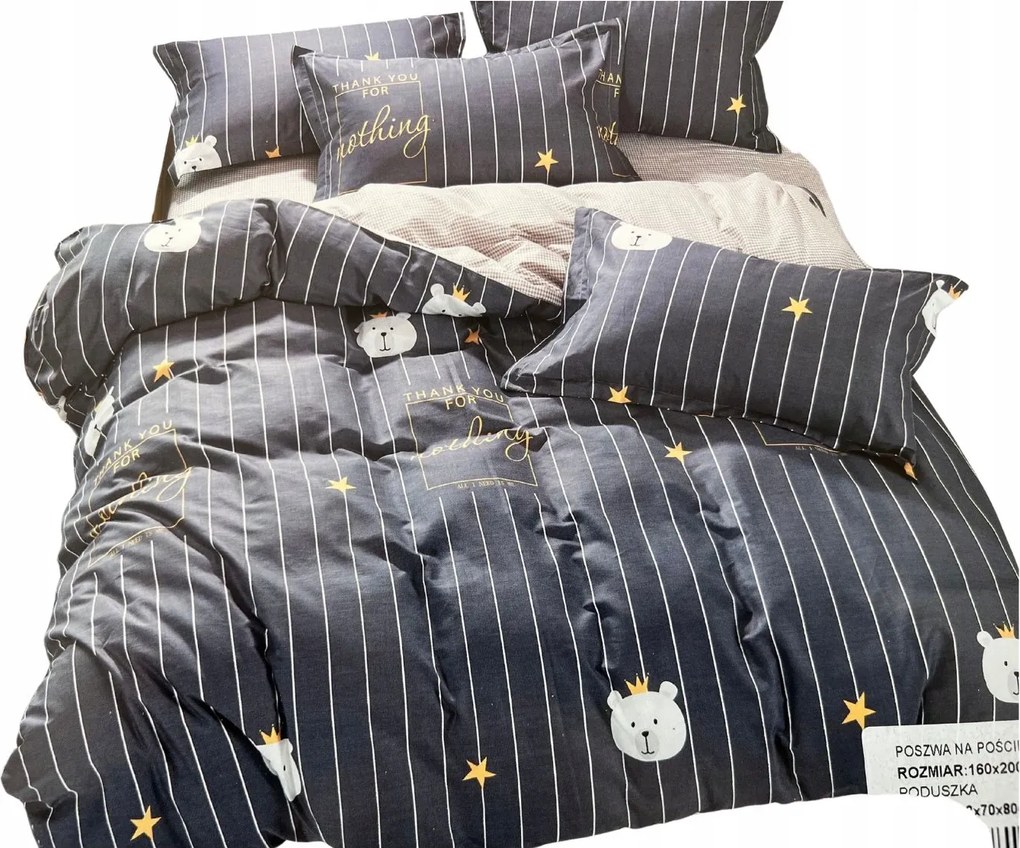 Gyerek Ágyneműhuzat Pamut-szatén 160x200 Párnahuzatok 70X80 Antiallergén