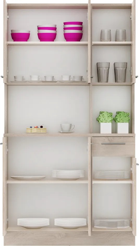 Hatajtós szekrény, sonoma tölgy, PELION NEW