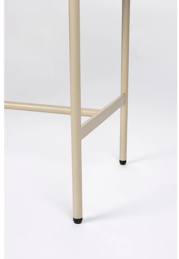 Bézs konzolasztal 40x120 cm Amaya – White Label