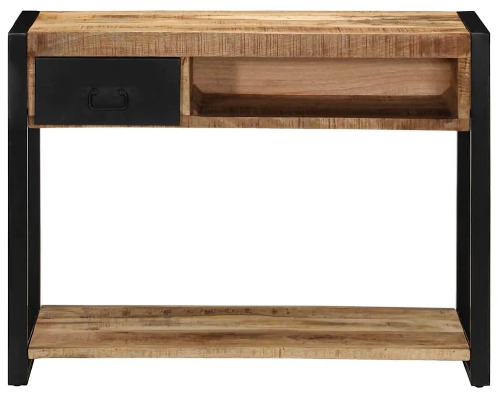 tömör nyersfa mangófa tálalóasztal 100 x 35 x 75 cm