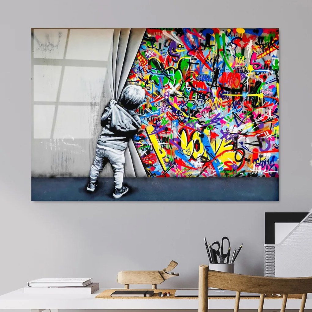 UV-782 edzett üvegkép, 70 x 100 cm