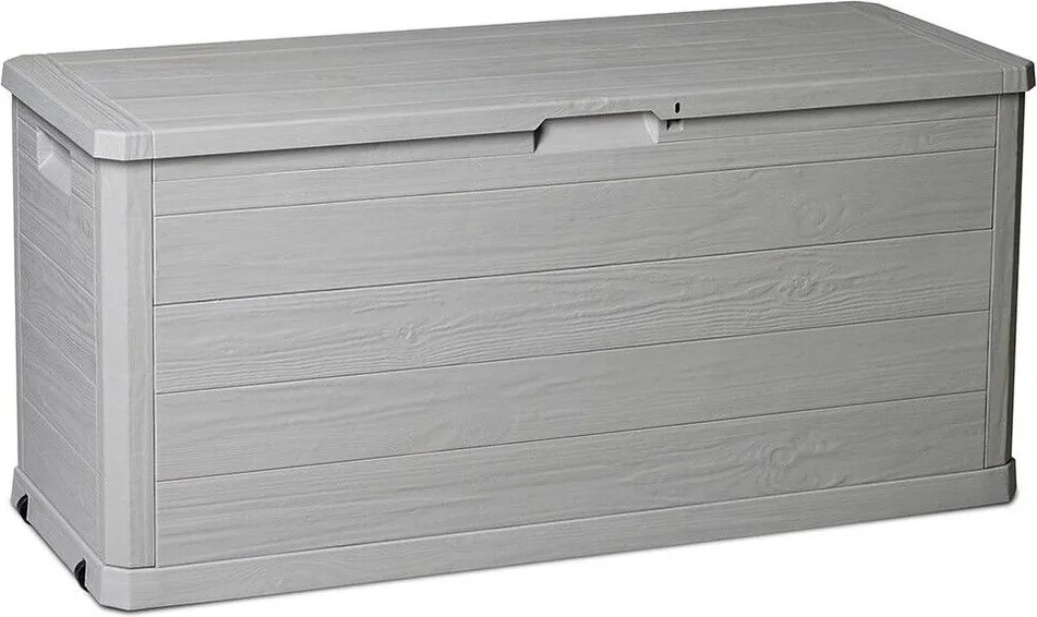 WOODYS Kerti műanyag tárolódoboz 280 L világosszürke