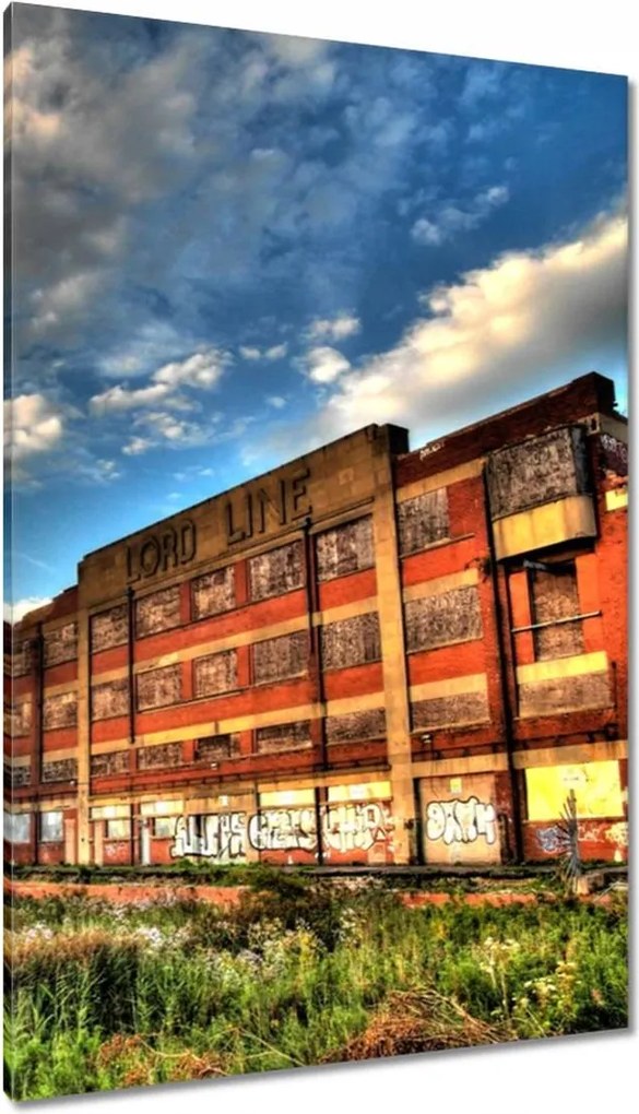 Vászonkép 80x120 Felhők az épületek felett