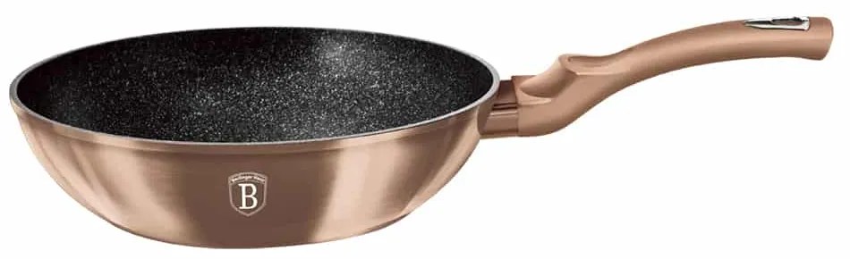 Berlinger Haus WOK serpenyő 30 cm - Metallic Line Rosegold