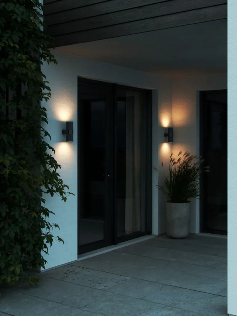 NORDLUX 2318051003 KYKLOP Modern Kültéri Fali Lámpa Fekete GU10 IP54