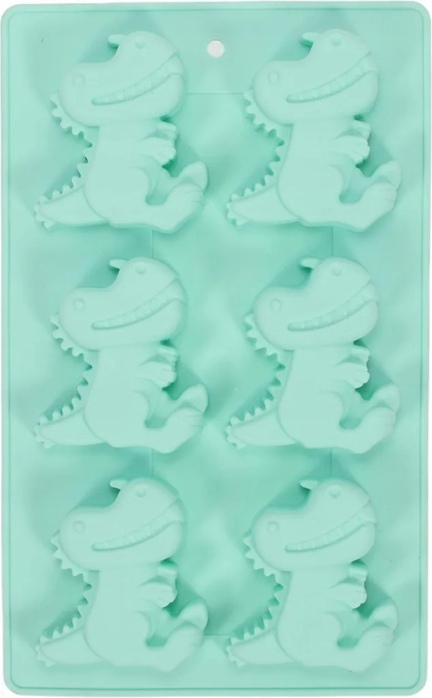 Dinoszaurusz Forma Zöld Sütéshez 27,5 x 16,5 CM Kekszekhez Gyerekeknek