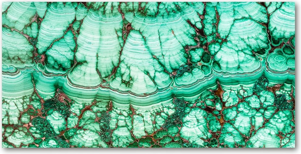 Malachit konyhai panel textúra 100x50 cm Ragasztó