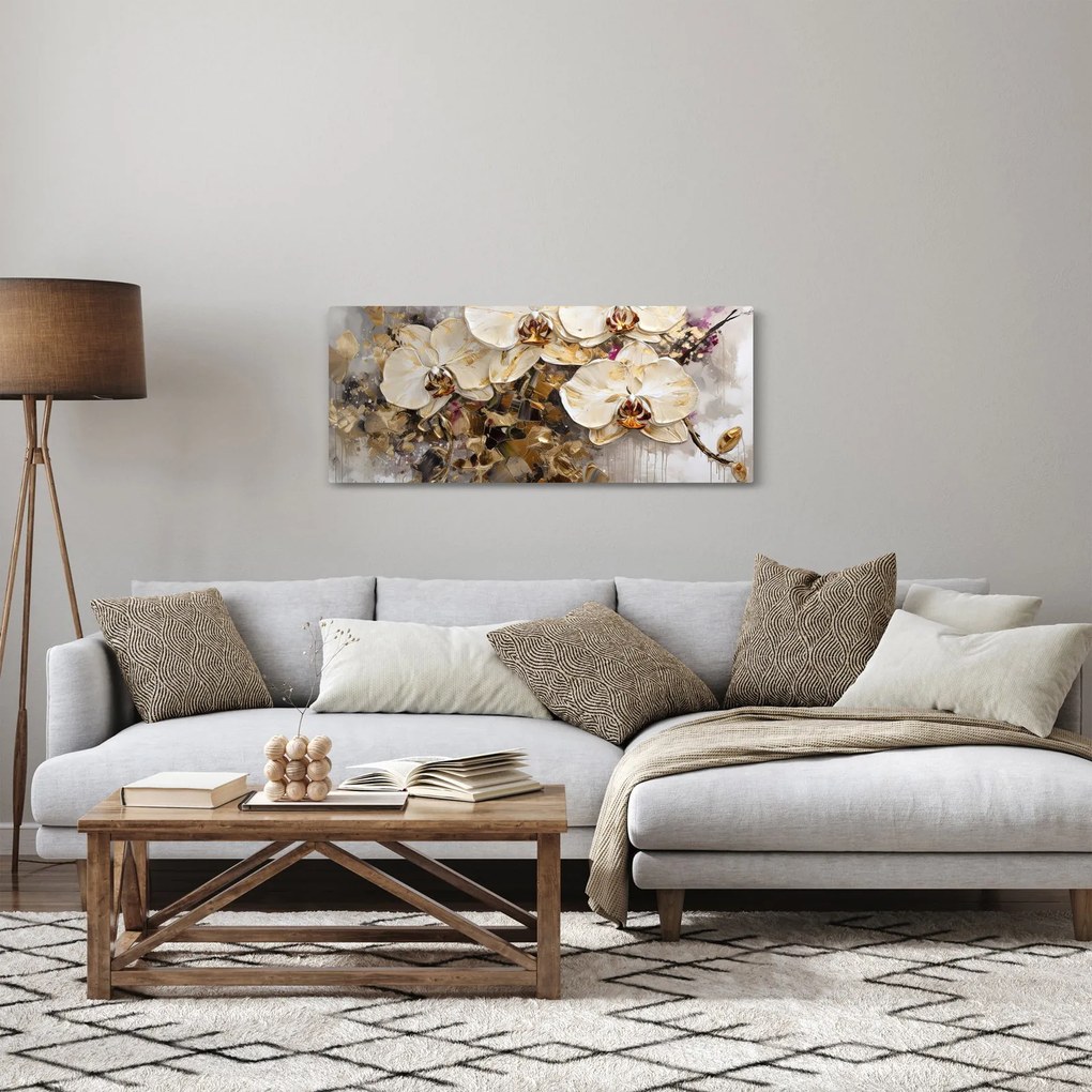 Kép - Orchideák (120x50 cm)
