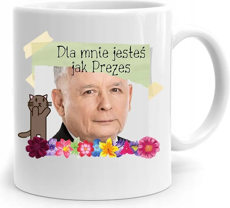 Vicces Bögre A Pis Elnökétől Jaroslaw Kaczynski fényképes nyomtatással