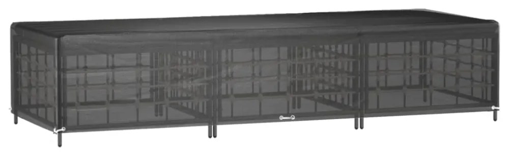 polietilén napozóágy huzat 12 fűzőlyukkal 205x75x40 cm